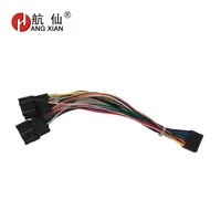 2 din car radio female iso radio plug power adapter wiring harness special for chevrolet captiva harness power cable