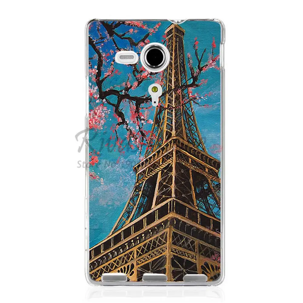 Мягкий Силиконовый ТПУ чехол s для sony Xperia SP M35 M35h C5302 C5303 модный крутой мягкий задний Чехол для sony Xperia SP чехол для телефона - Цвет: Прозрачный