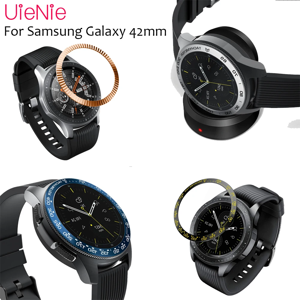 Сменные Смарт часы Аксессуары для Samsung Galaxy Watch 42 мм ободок кольцо клейкая крышка