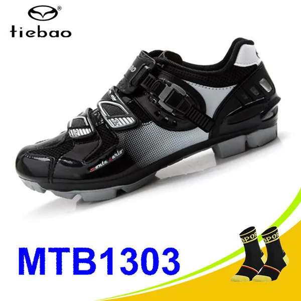 1303 MTB balck Tiebao Sapatilha Ciclismo Mtb велосипедная обувь Профессиональная Мужская дышащая велосипедная обувь велосипедная самоблокирующаяся спортивная обувь для верховой езды - Цвет: 1303 MTB balck