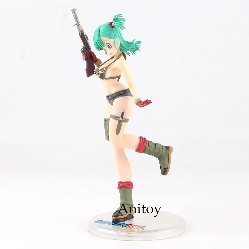 Vogue Buruma Bulma Sexy with Gun Toriyama Akira Comic Аниме Dragon Ball MegaHouse 18 см фигурка игрушки | Игрушки и