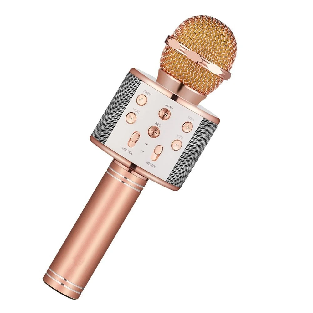 Новый беспроводной Bluetooth 4 1 ручной микрофон USB KTV плеер динамик Запись музыки