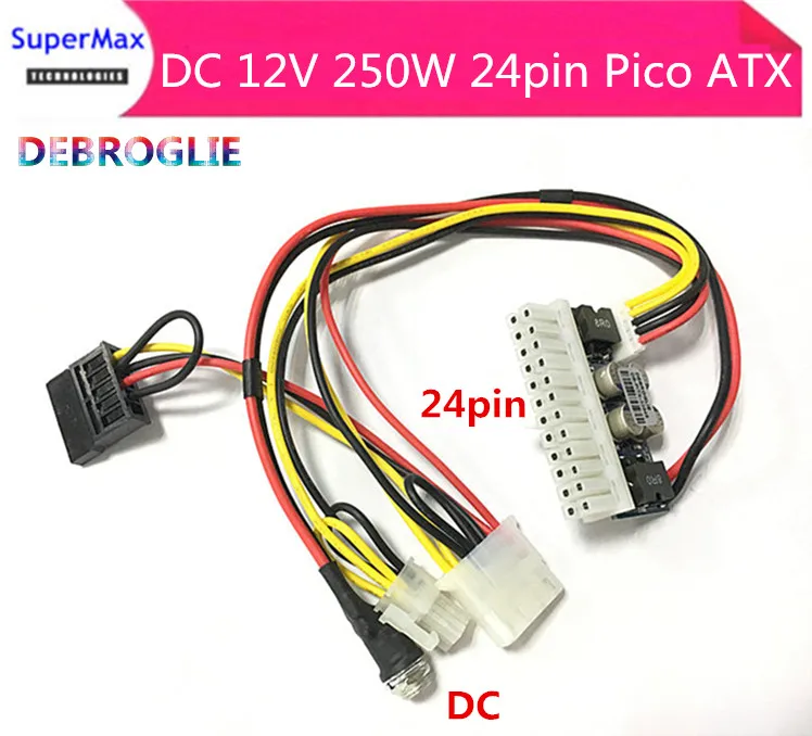Бесплатная доставка DC ATX 160W 160 Вт Высокая мощность 12 В 24Pin переключатель PSU
