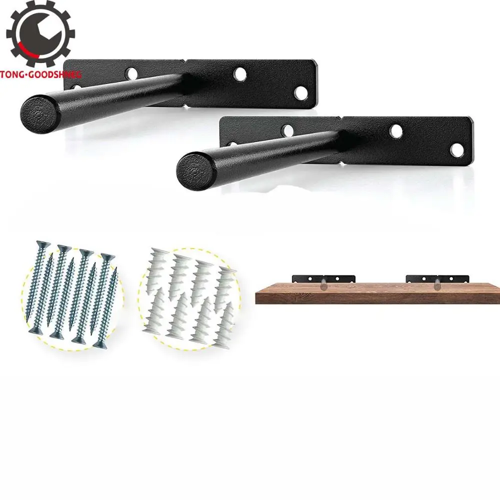 6 дюймовый сверхпрочный плавающий кронштейн для полки Твердая стальная