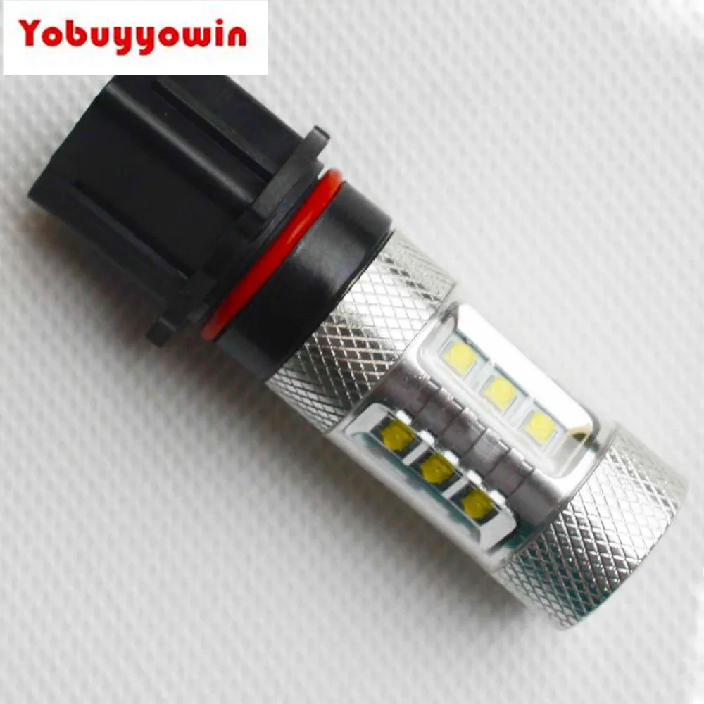 P13W CREE чипы супер яркий высокой мощности белый 6000k 80 Вт Тип СВЕТОДИОДА для автомобиля грузовика туман/DRL/дальнего света (1 шт., фонарь)