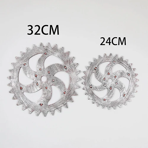 Промышленные ветровые шестерни украшения стен Украшение Лофт гостиная старый