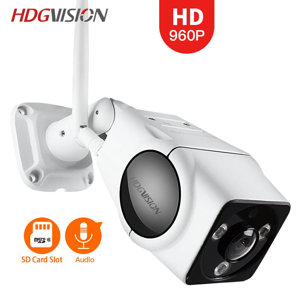 HDGVISION 960P 1.3MP Wifi IP Camera VR Smart 180 Fisheye Network Home Security Surveillance Protection CCTV | Безопасность и
