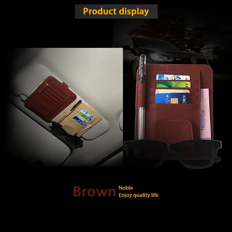 Автомобильный Органайзер с солнцезащитным козырьком сумка для хранения