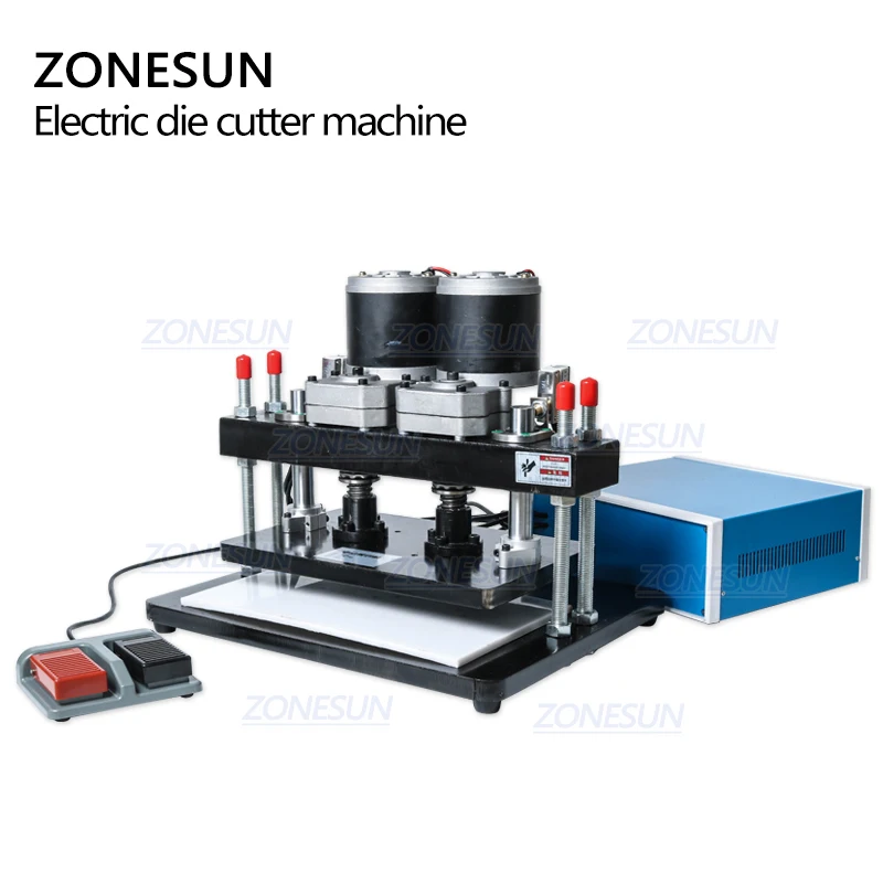 ZONESUN 35x22 см электрическая машина для высечки кожи фотобумага ПВХ/Эва лист форма