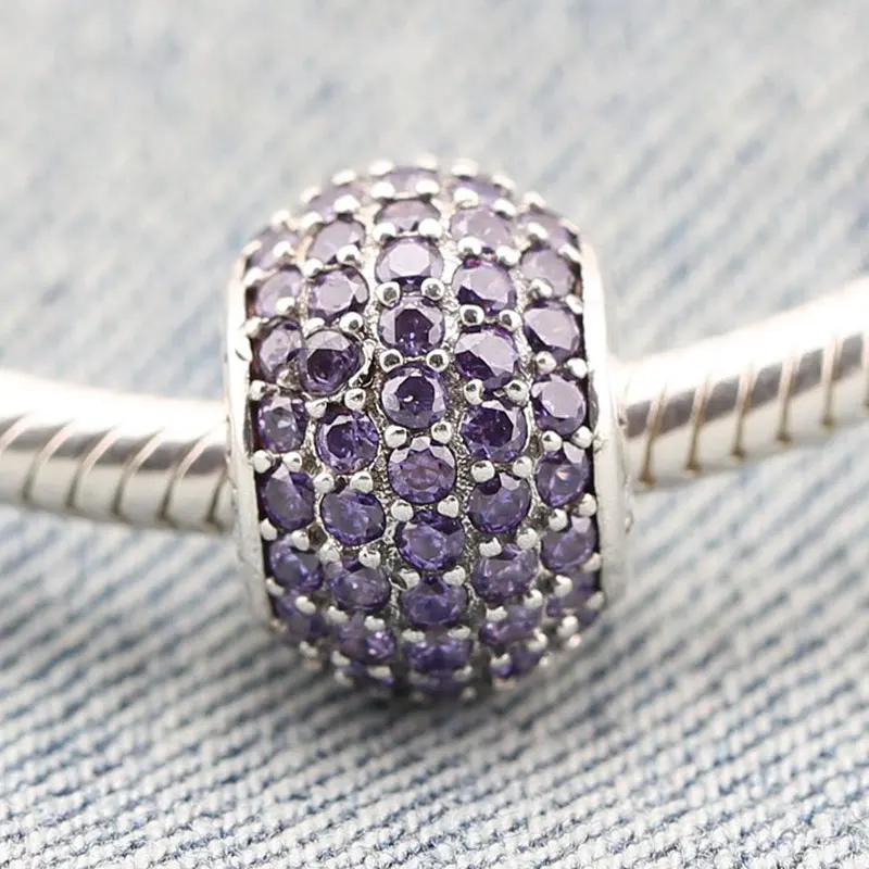 DIY круглый плоский Бусины подходят для Pandora браслет Для женщин ювелирных изделий