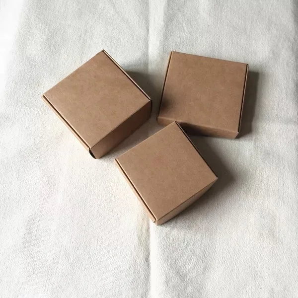Черный/kahki 6.4x6.4x2. 8/5x5x 3/9x8x1 6 см ретро крафт-бумага подарочные упаковочные