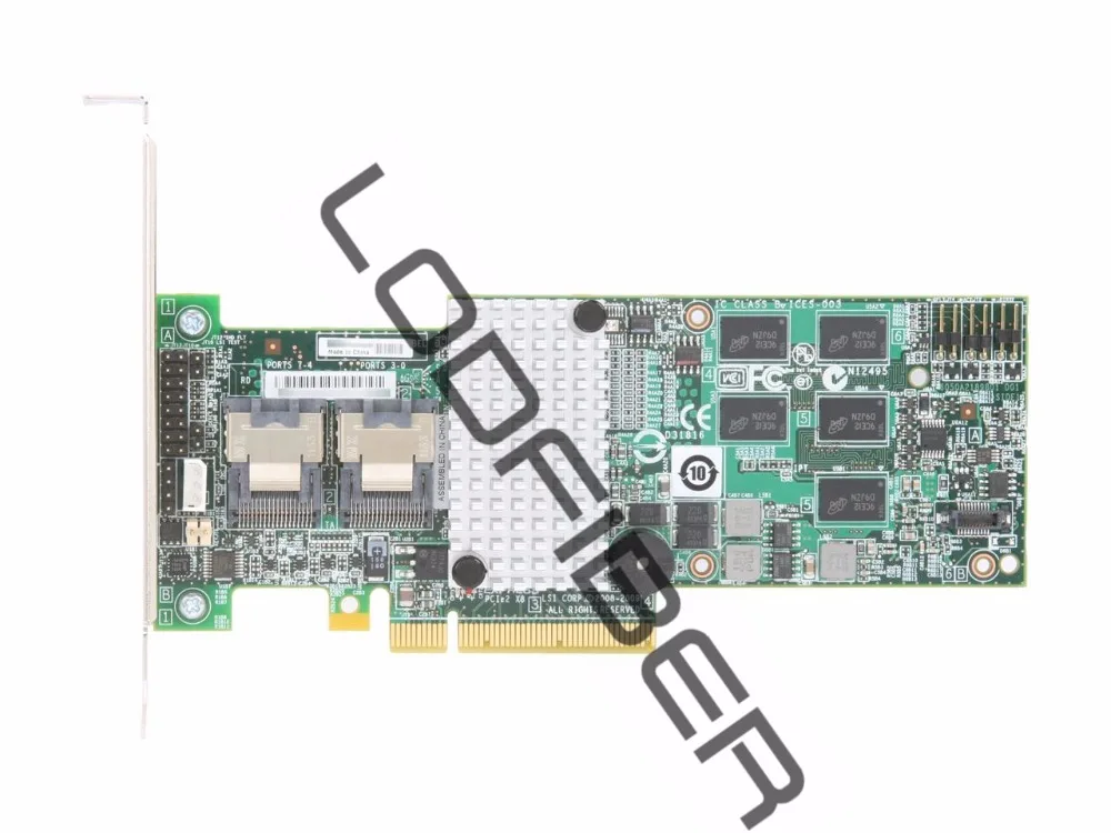 Один новый LSI MegaRAID 9260 8i 8 портовый PCI E 6 ГБ/сек. SATA/SAS RAID контроллер карты|card card|sata