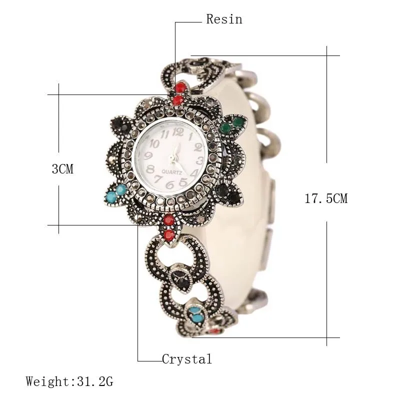 Новинка 2015 женские часы и в богемском стиле ретро из смолы | Украшения аксессуары