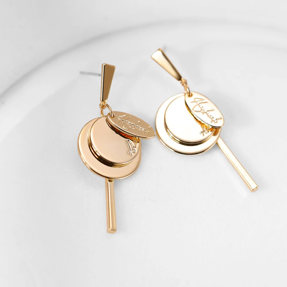 Seven Candy 925 Silver Needle Earrings For Women New Exaggerated Fashion Earring Round 2019 Jewelry Accessories Korean | Украшения и