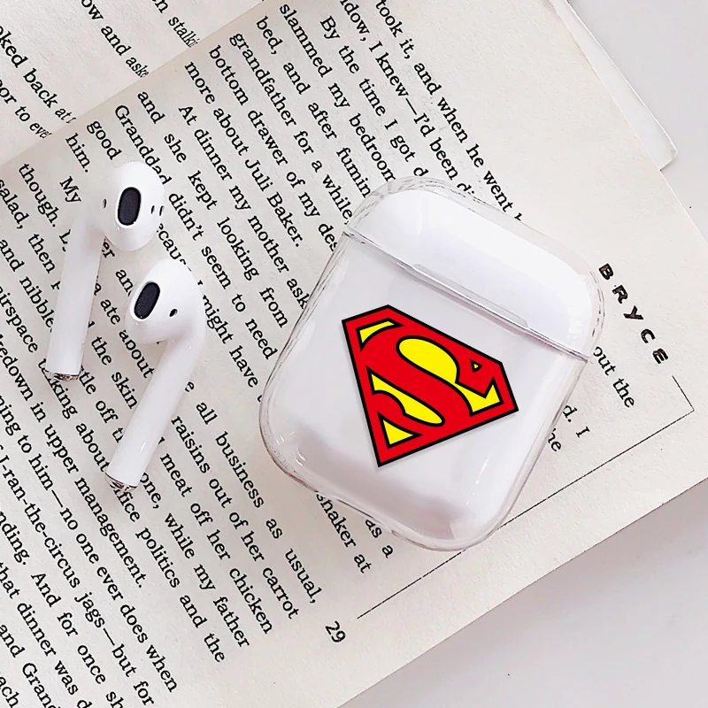 01 Мультяшный чехол для Apple Airpods, чехол, милый беспроводной Bluetooth чехол для наушников Airpods, жесткий защитный чехол - Цвет: 01