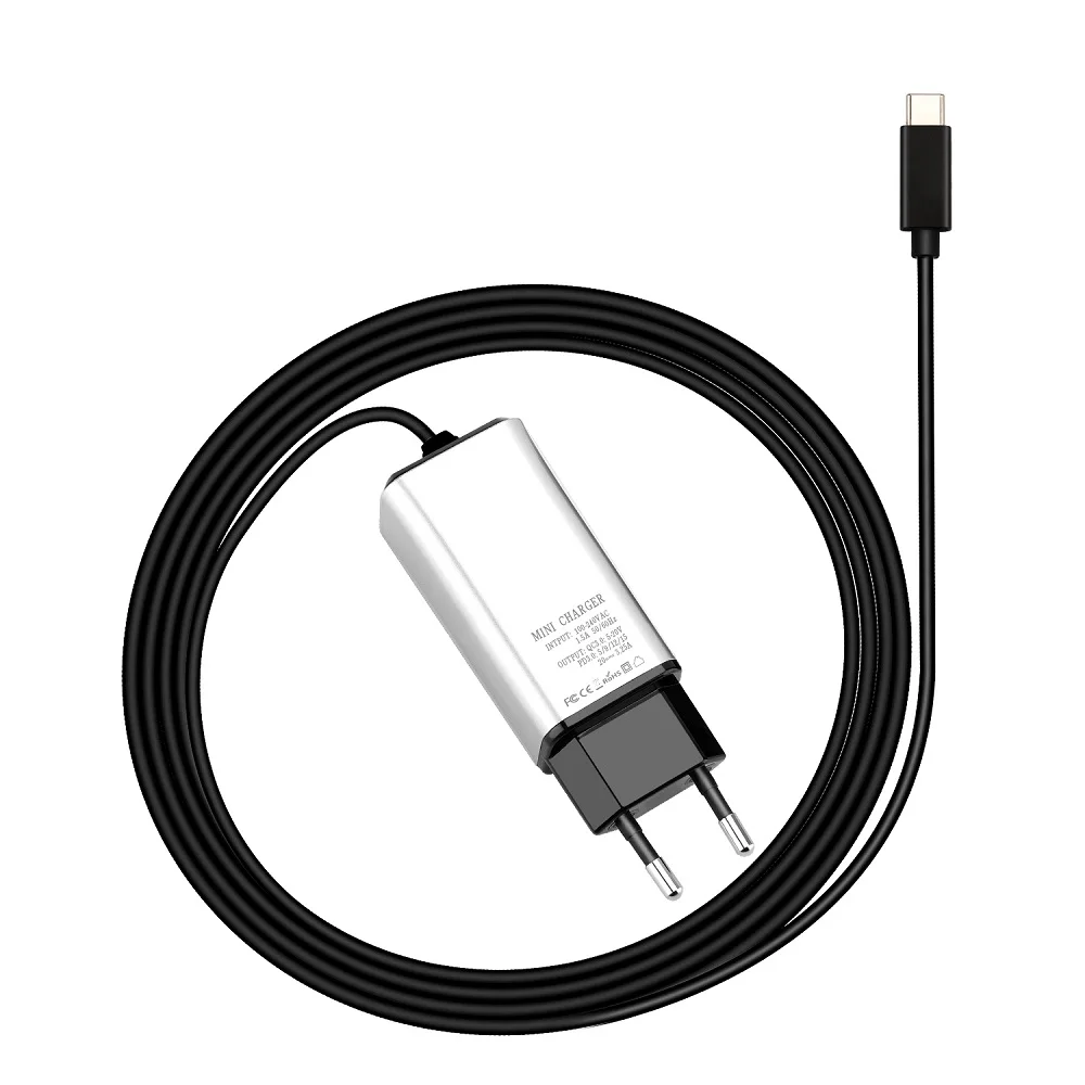 Зарядное устройство USB TYPE C PD 60 Вт для MacBook Air 2018 iPad Pro Google Pixel 3/2 /Pixel XL Galaxy S9/ S9 +/ Note 9
