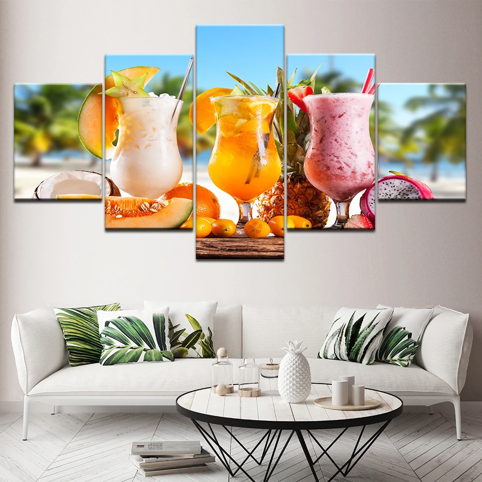 Tableau стены Книги по искусству HD с Картины фотографии холст 5 шт/pcs секс на пляже