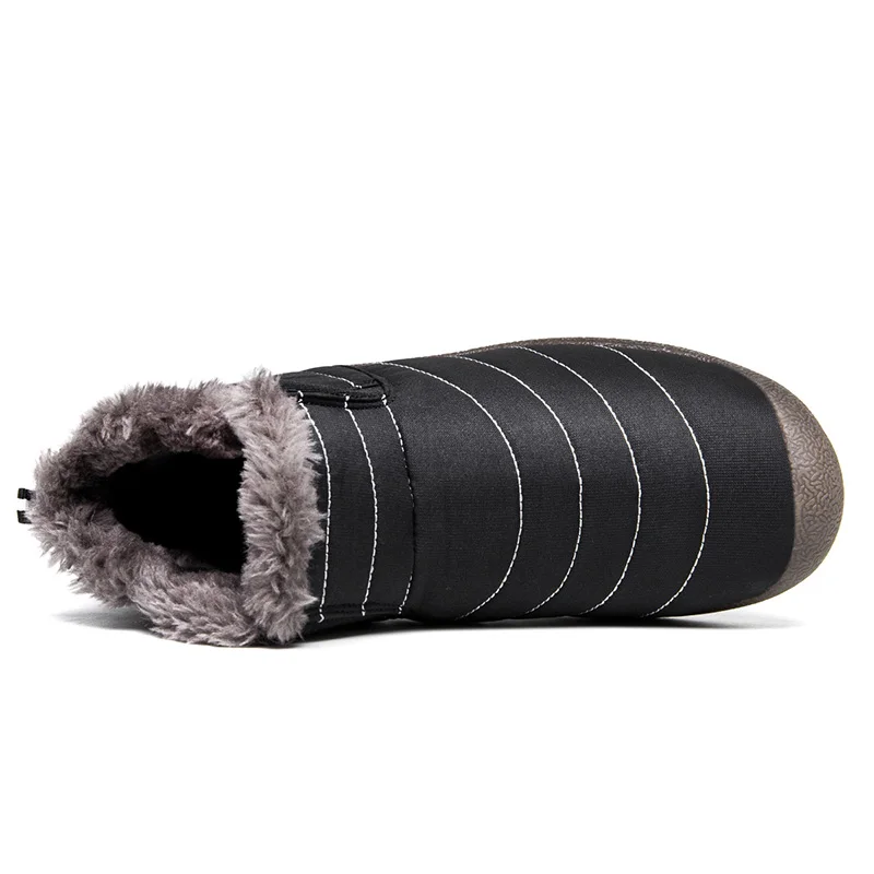 VKERGB Pluche Bont Mannen Shoes Hoge Kwaliteit Nieuwe зимняя теплая обувь kateen gevoerde Schoenen Slip Zachte Bodem