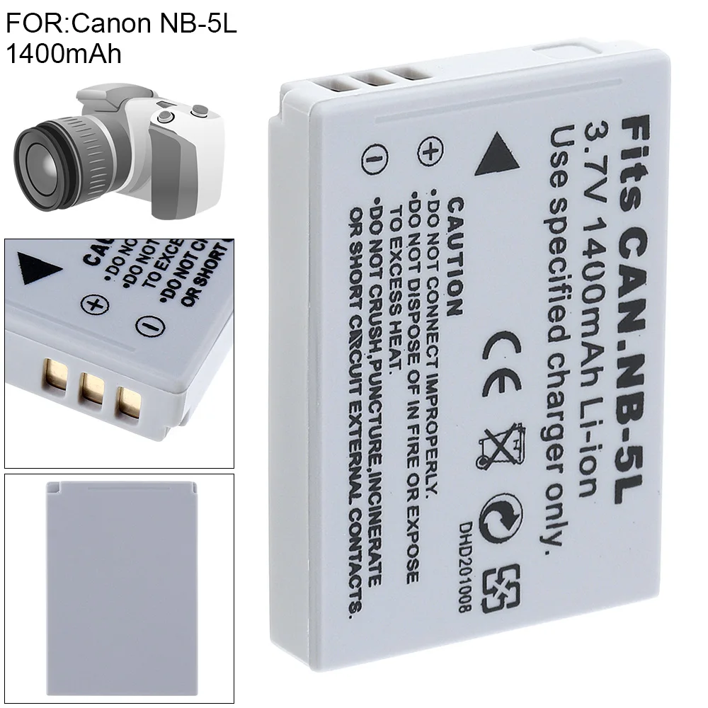 3 7 V 1400mAh литий-ионная аккумуляторная батарея для камеры подходит Canon SX200 SX210 IS SX220