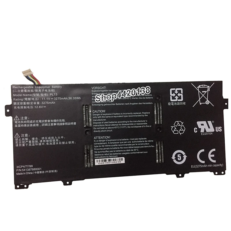 7xinbox 36 35 Вт/ч 3275 мА/ч 11 1 В подлинный PL13 541387880001 Аккумулятор для ноутбука Getac 3ICP4/77/99