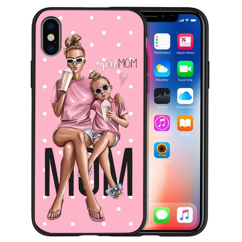 05 Супер I Love Mama мышь папа мама мальчик детский чехол для чехла iphone 8 7 X XS Max XR 6 7 8 плюс 5S SE мягкий чехол Etui - Цвет: 05