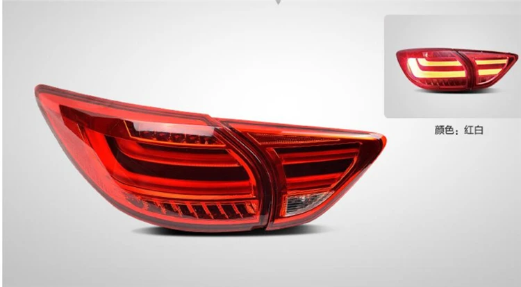 Автомобильный Стайлинг для Mazda CX-5 задний светильник в сборе 2011- CX5 светодиодный задний светильник CX-5 светодиодный задний фонарь DRL+ тормоз с комплектом hid 2 шт