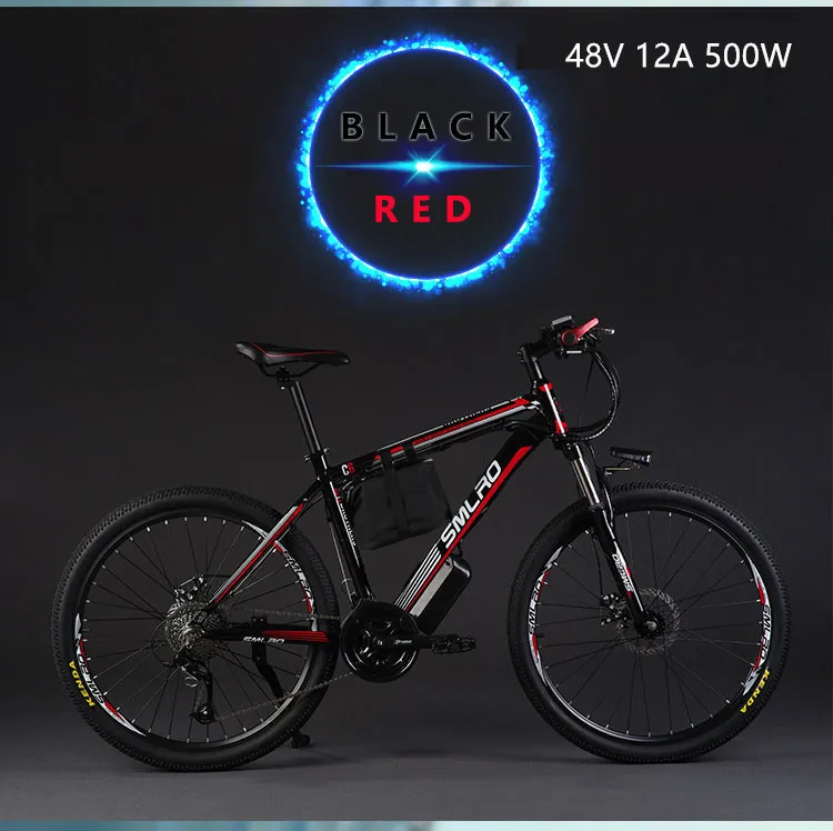 B3 x-передний фирменный 26 Дюймов 48V 500W 12A литий Батарея горный электровелосипед 27 Скорость электрические велосипеды горные, фара для электровелосипеда - Цвет: B3