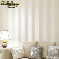 beibehang simple style glitter stripe circles wall paper cream beige brown wide band stripe prepasted wallpaper wall covering