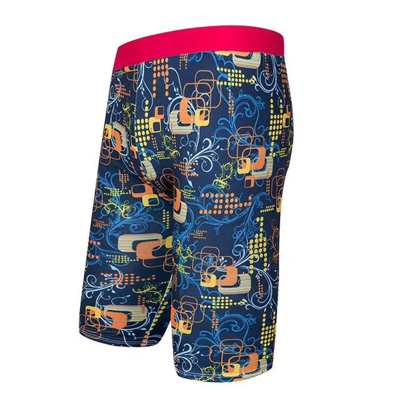 Новые Длинные мужские пляжные спортивные плавки для плавания шорты купальный