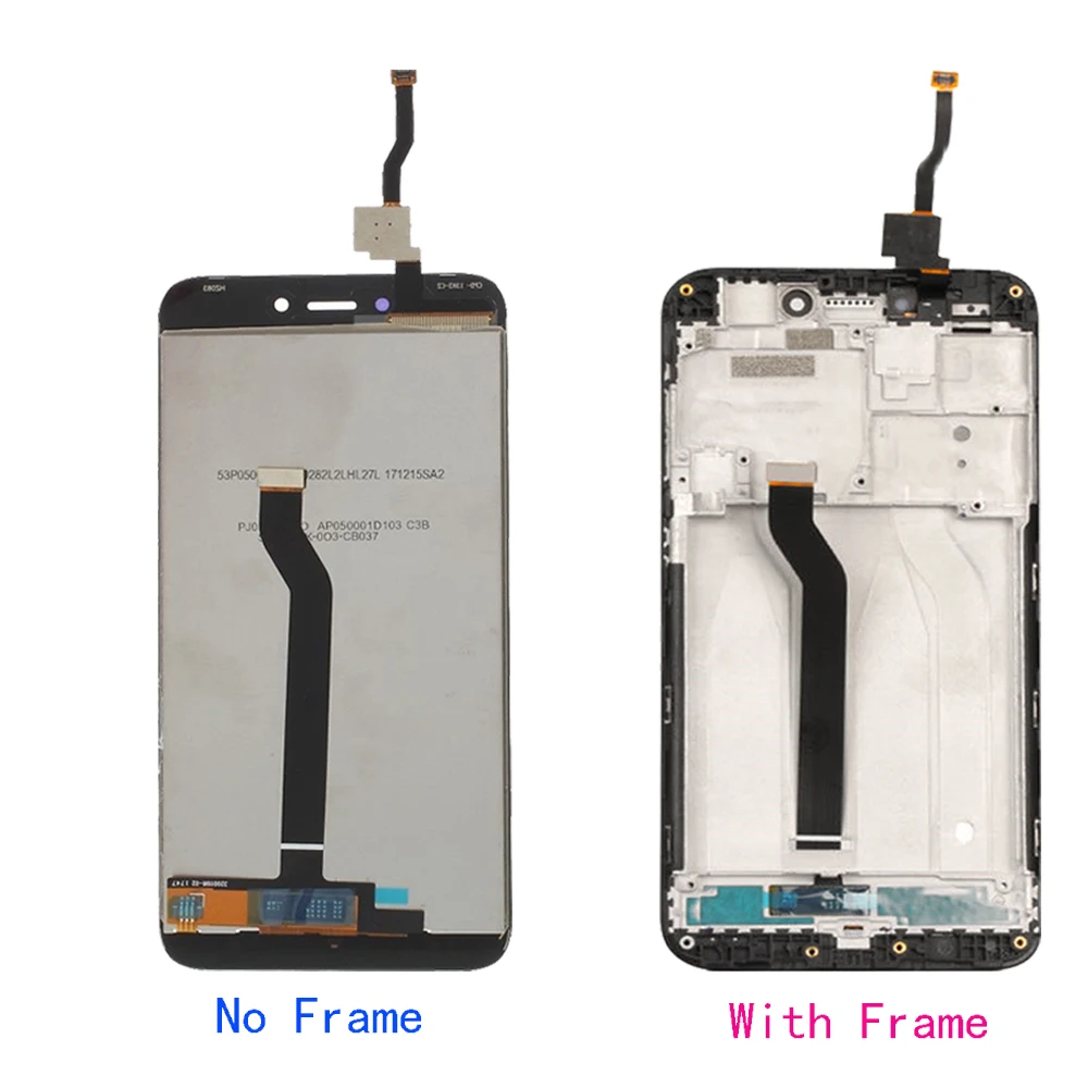 5.0'' 1280x720 IPS Display For Xiaomi Redmi 5A LCD Touch Screen Digitizer with Frame Replacement Parts for display | Мобильные