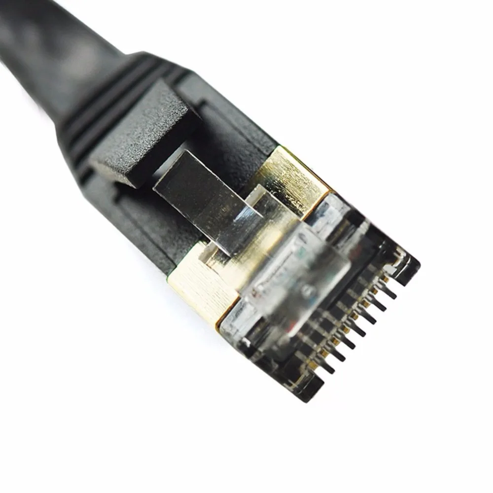 Плоский сетевой Ethernet-кабель RJ45 600 МГц 1/2/3/5/10/15/20/30 м ноутбук |