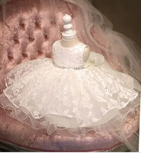 

Glitz New Sweet Diamond Flower Girl Dress White Tutu Party Pageant Dress for Little Girls Prom Wedding Birthday Dresses