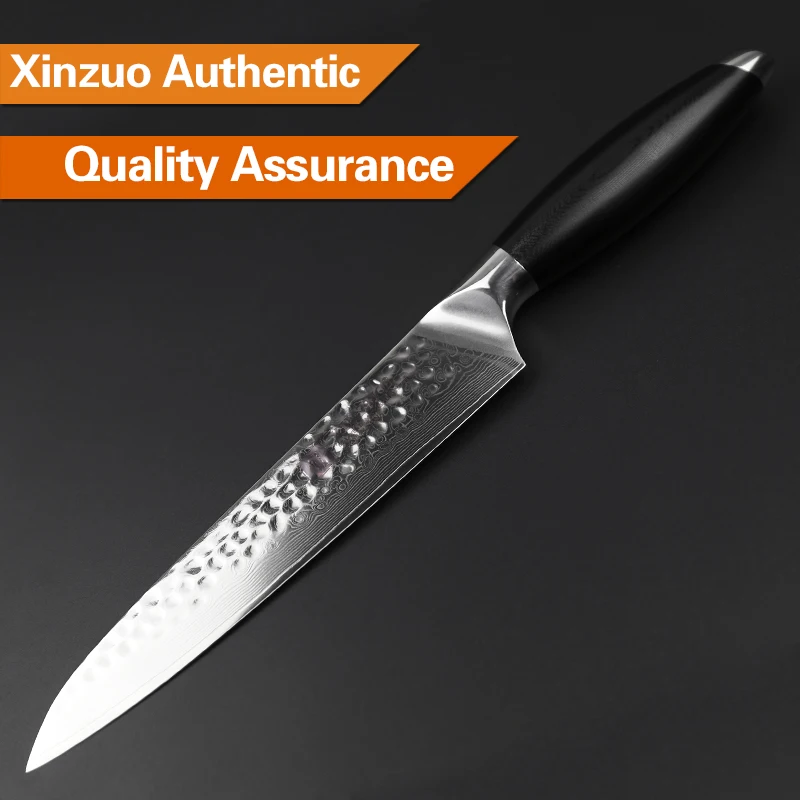 Нож мясной нож XINZUO VG10 из нержавеющей стали японские кухонные приборы дамасской 8