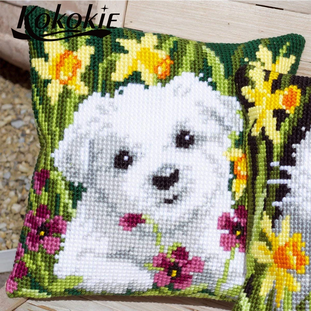 Вышивка на страмине с нанесенным рисунком