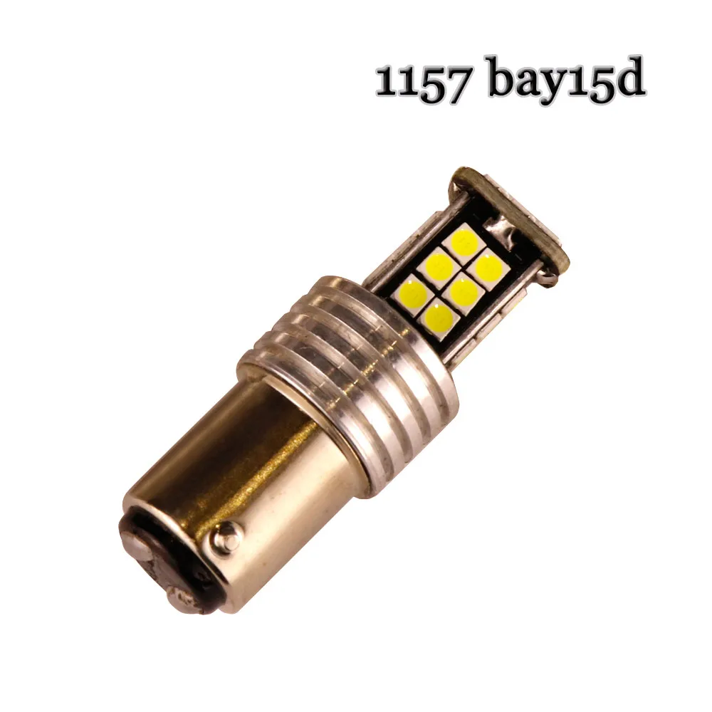 Супер яркий P21 P21/5 W 1156 BA15S 24 SMD 3030 3W 0.25A LED 1157 BAY15D Автомобильный задний тормоз сигнал