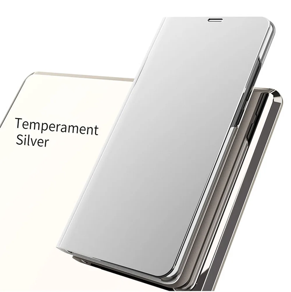 Откидная крышка S для Xiaomi mi A1 чехол для Xiaomi mi A1 A2 5X6X6 5C mi 5X mi A1 mi A2 mi 6x mi 6 mi 5C Pocophone Poco F1 Coque чехол - Цвет: Silver