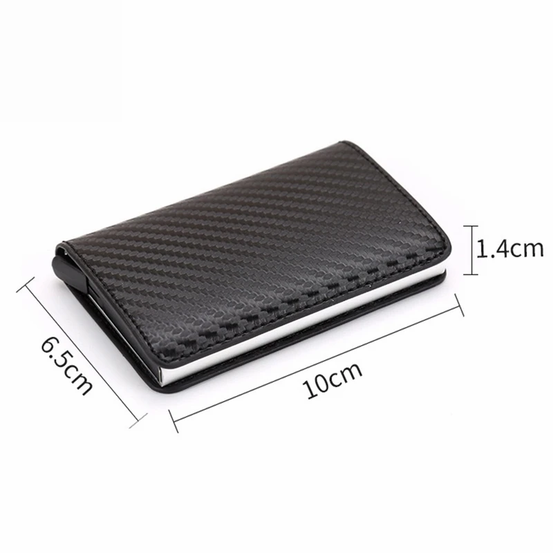 1 шт. однотонная сумка для кредитных карт из алюминиевого сплава Антимагнитная