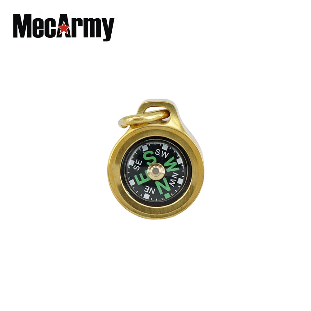MecArmy брелок с компасом CMP T/B компас титановый/латунный направления Личный Компас