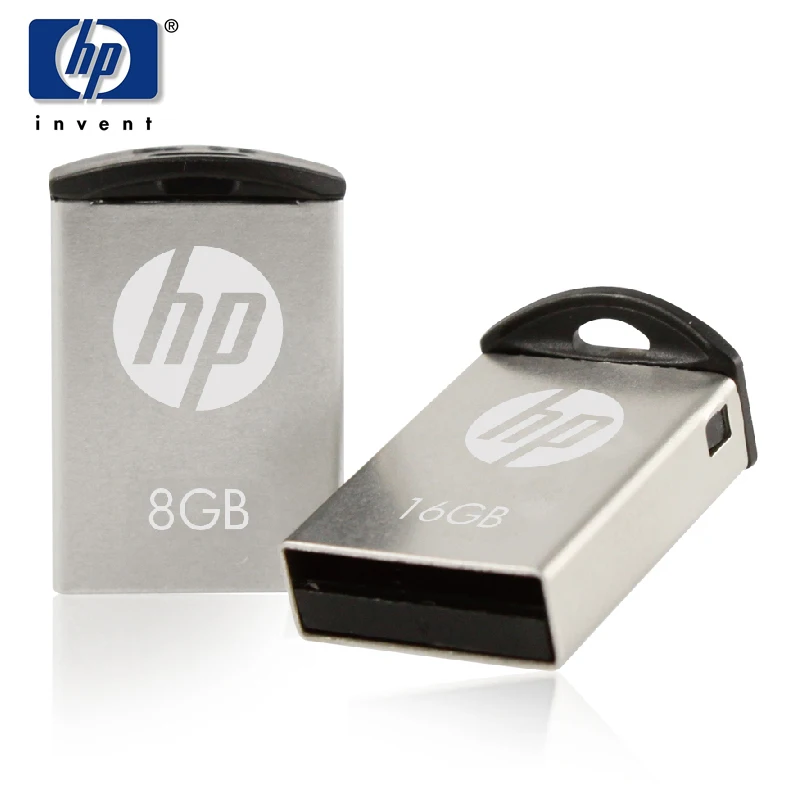 HP v222w usb 8gb Mini USB Флэш Накопитель Micro M2 Удобно Без Крышки 8 ГБ Stick Металлический