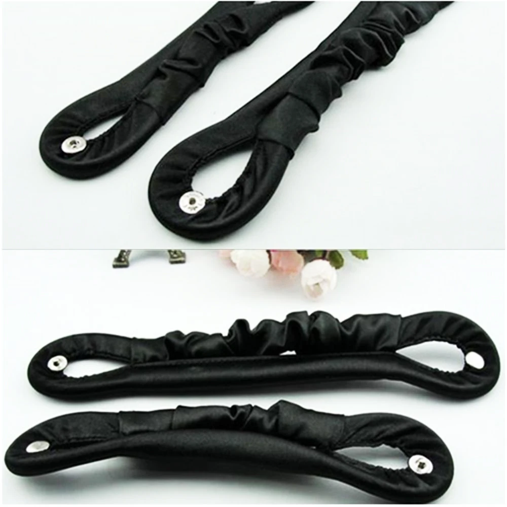 Новый ролик волшебный Твист Стиль Булочка чайник пряди волос лента аксессуары