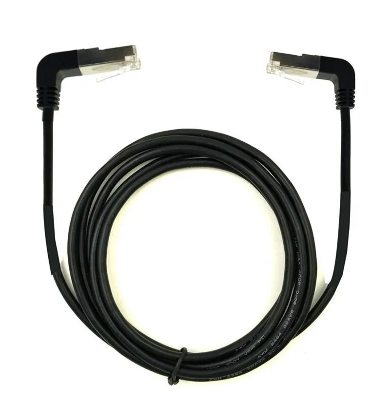 Локоть вниз и угловой 90D cat5e 8P8C FTP STP UTP Cat 5e Ethernet сетевой кабель RJ45 патч корд 0 5 м 1 2 3