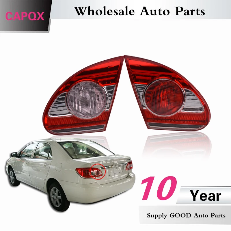 CAPQX 2 шт. ВНУТРЕННИЙ Задний светильник 81561 YK010 для 2010 2011 2012 COROLLA EX ZRE120 taillamp задний
