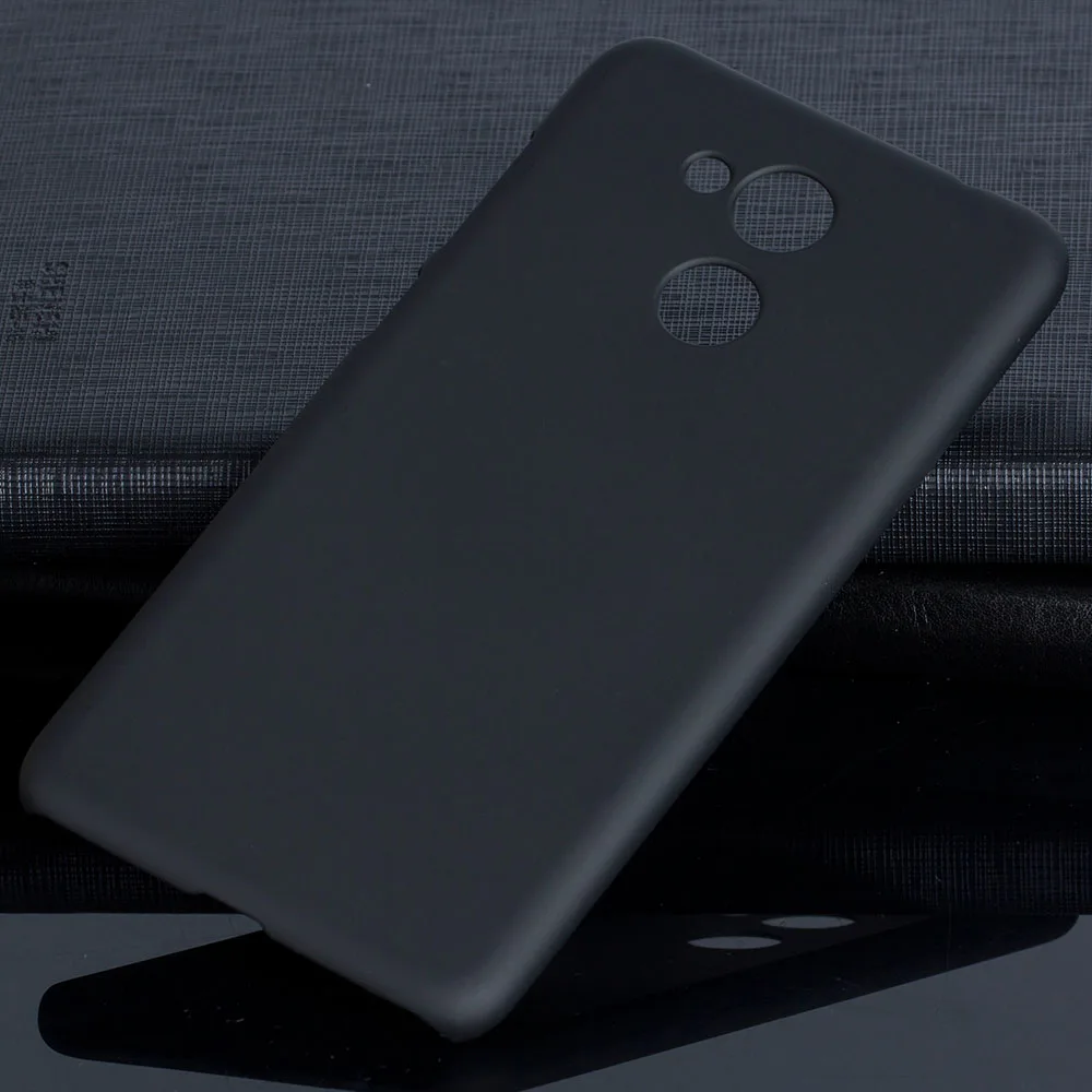 Black Матовый пластиковый чехол для huawei Honor 6C Pro Чехол для huawei Honor 6C Pro V9 Play Dual Phone Чехол-лента на заднюю панель - Цвет: Black