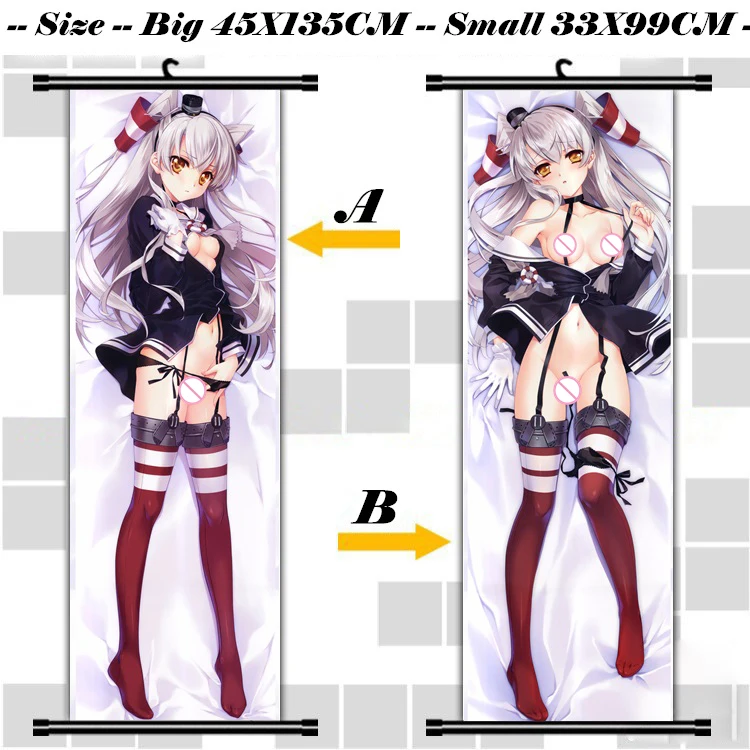 45X135 см флотская коллекция amatsukaze Сексуальная мультфильм аниме Искусство