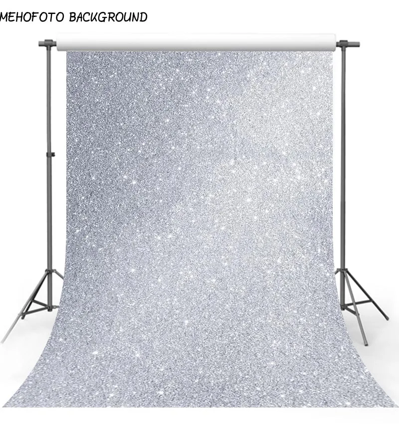MEHOFOTO фон для фотографирования фото студии с серебристыми блестками фоны боке