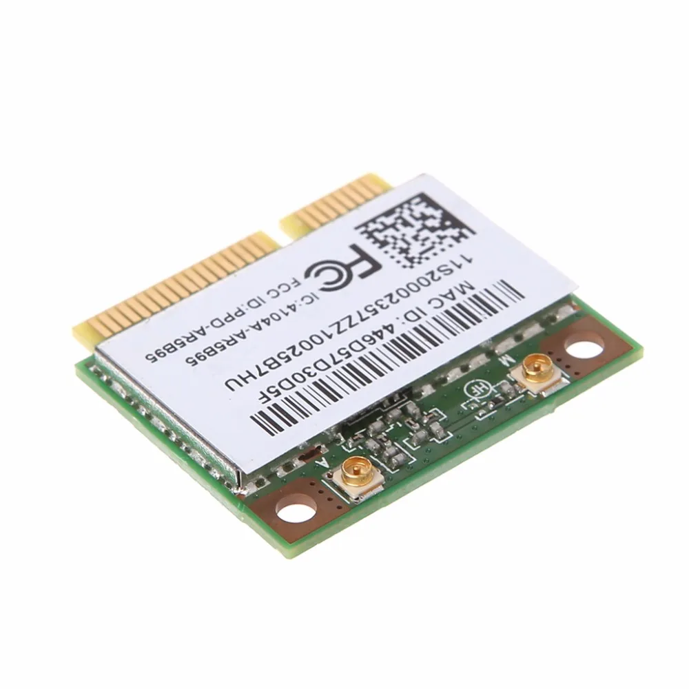 AR9285 AR5B95 Беспроводная 802.11b/g/n Половина мини PCI-Express WiFi карта для ноутбука lenovo беспроводная карта