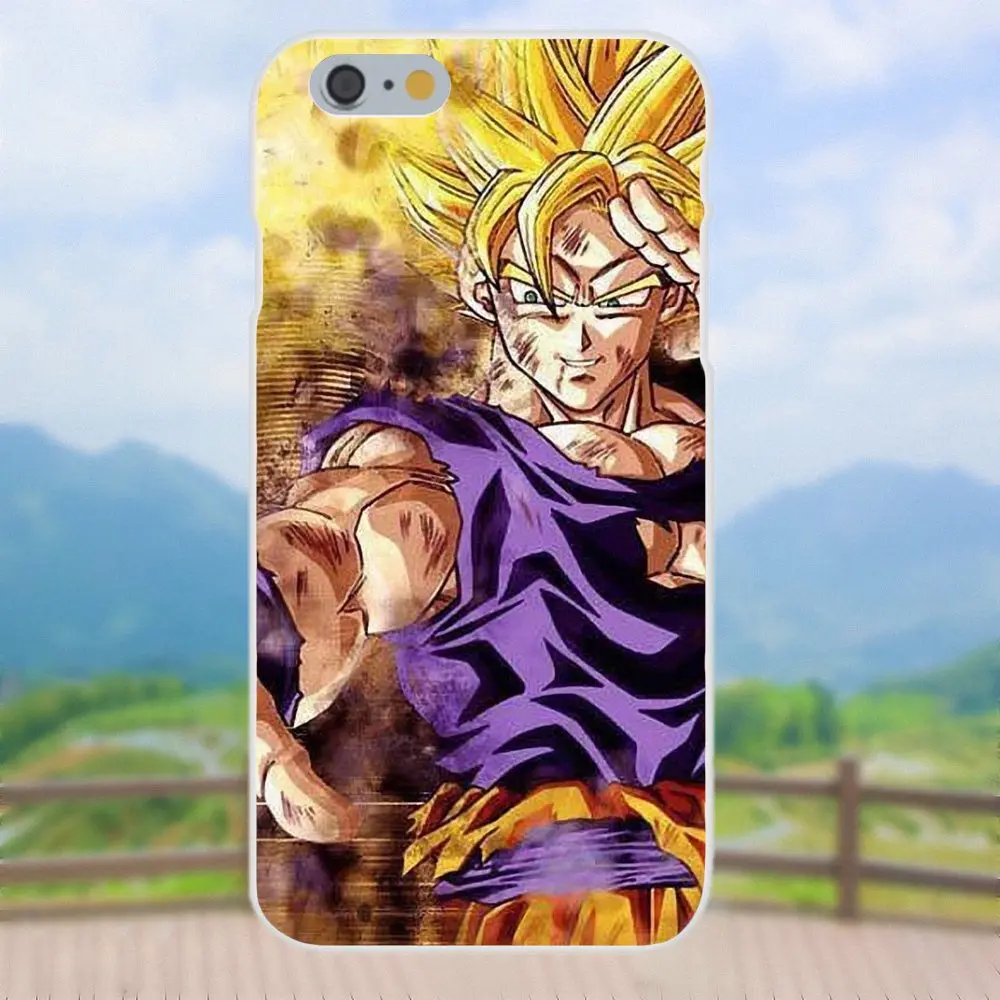 Серии Dragon Ball Z Супер Saiyan для Apple Iphone 4 4s 5 5C 5S SE 6 6S 7 8 плюс X XS Max XR мягкие ТПУ узор
