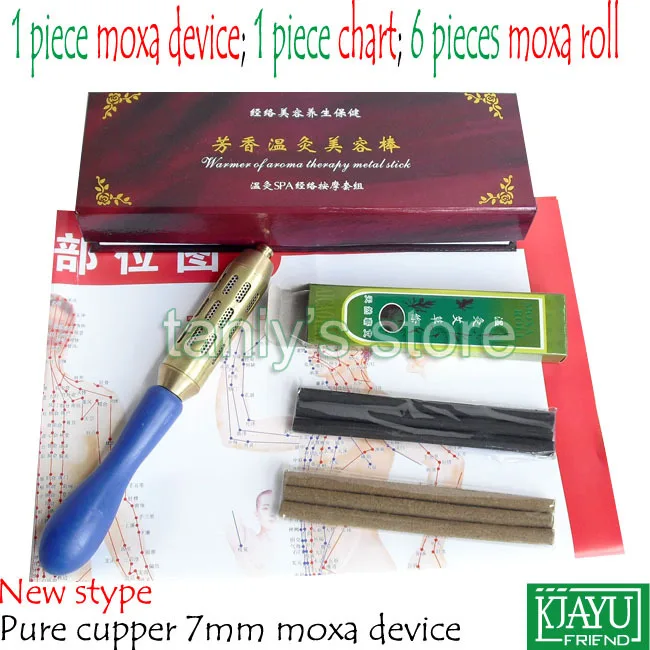 Новый стиль чистая медь Средний размер лица и тела прижигание устройство конус