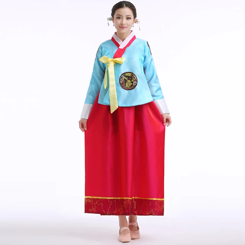 Ограниченная Коллекция 2017 юката женская модель женские костюмы Hanbok корейские