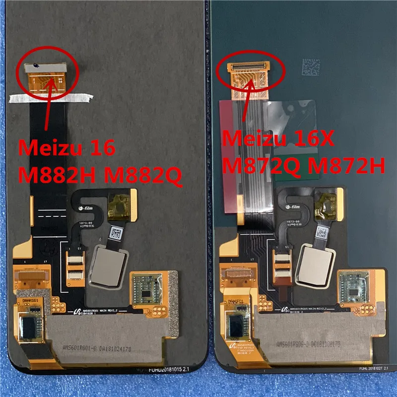 Axisinternational для 6," Meizu 16X16 X M872Q M872H AMOLED ЖК-дисплей с рамкой+ сенсорный экран панель дигитайзер
